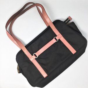 Kate Spade Bag Nylon Pink Leather Satchel